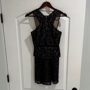Elegant Black Lace Dress